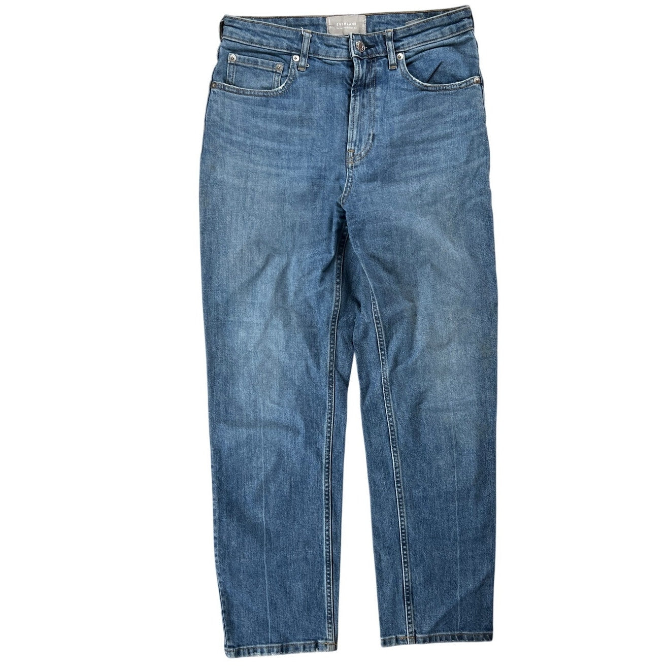 Everlane The Original Cheeky Jean Women’s Size 28 High Rise Straight Blue Denim