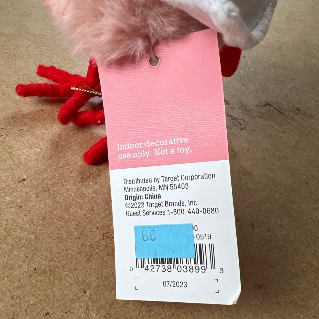 NWT Target Spritz Valentine FEATHERLY FRIENDS “QUEENIE” BIRD Queen of Hearts