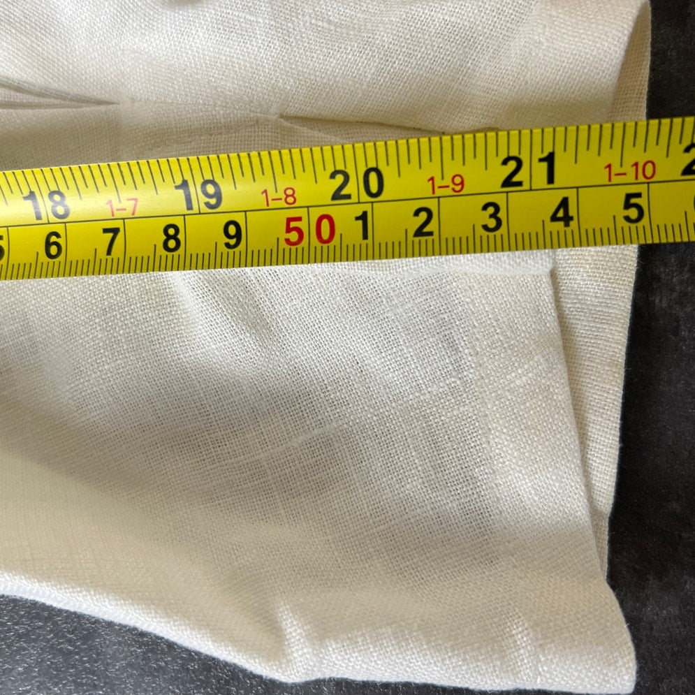 Babette White Ivory Cotton Cardigan Top Blouse Medium M