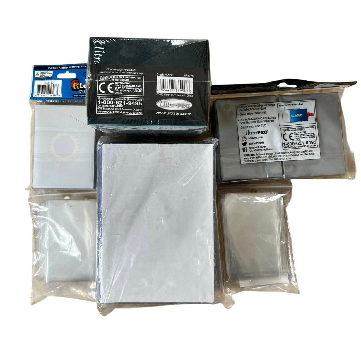 Ultra PRO Card Sleeves 100 Clear Standard Matte Soft Sleeves Polypropylene
