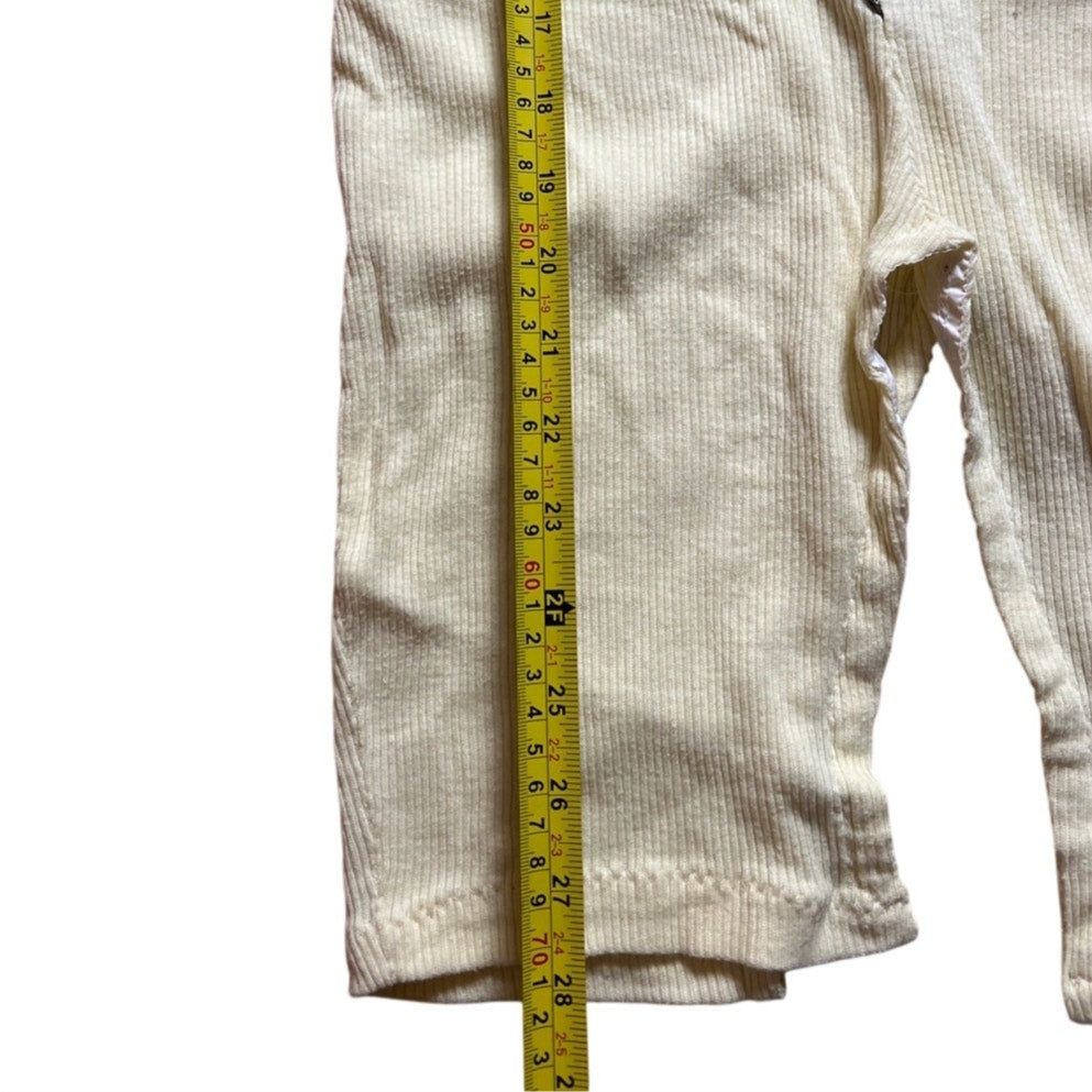 Handmade Toddler Cream And Plaid One Piece One Size