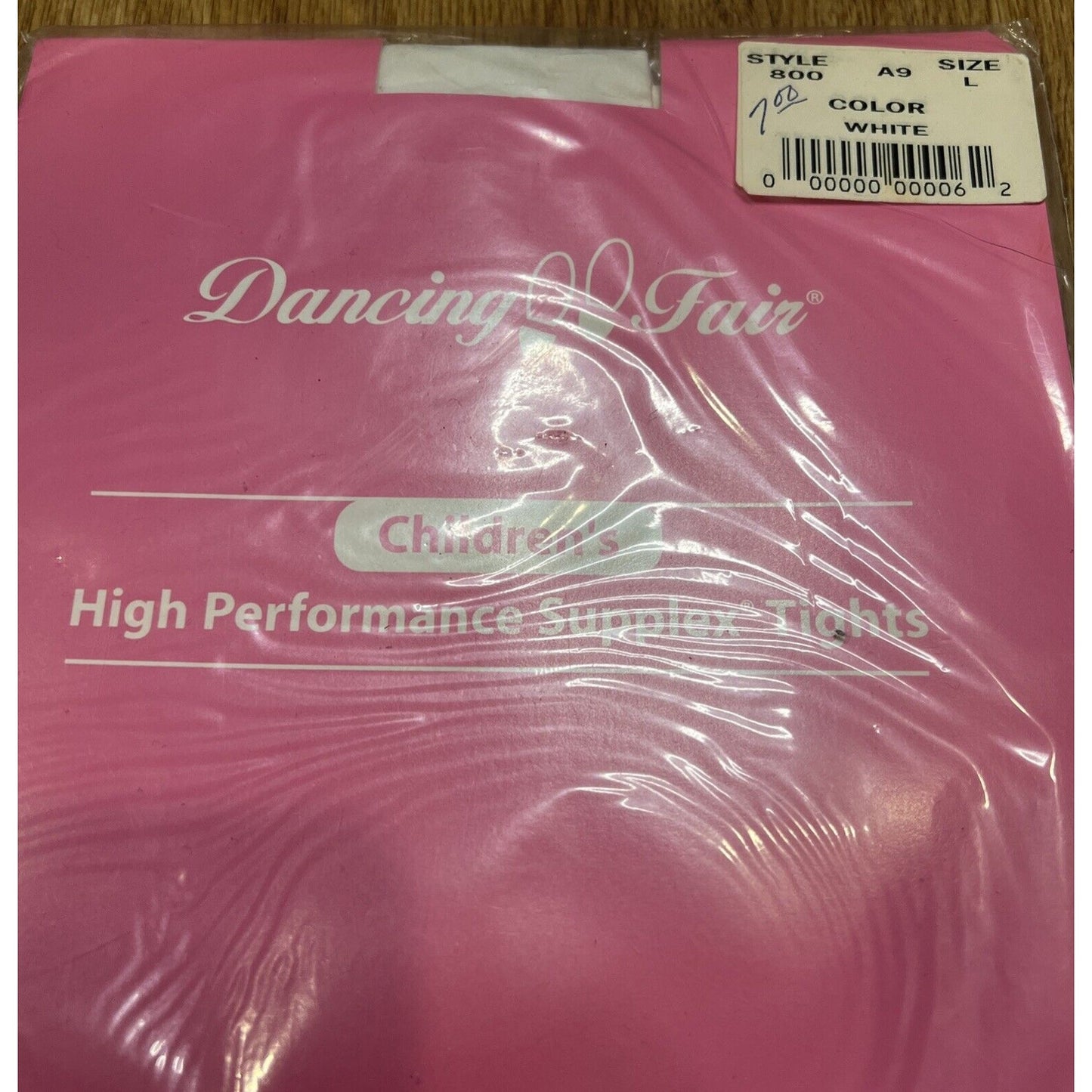 NEW Dancing Fair Size L Children's Ultimate Performance Tights Style 800 White