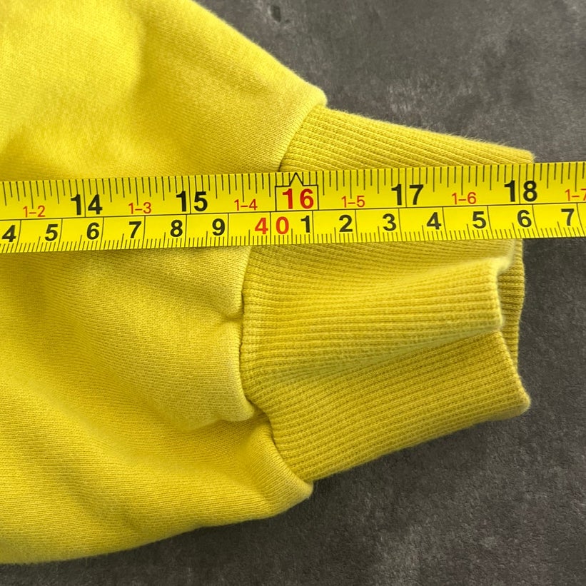 Lululemon Perfectly Oversized Crew Soleil Sweatshirt Yellow Terry *Stain*
