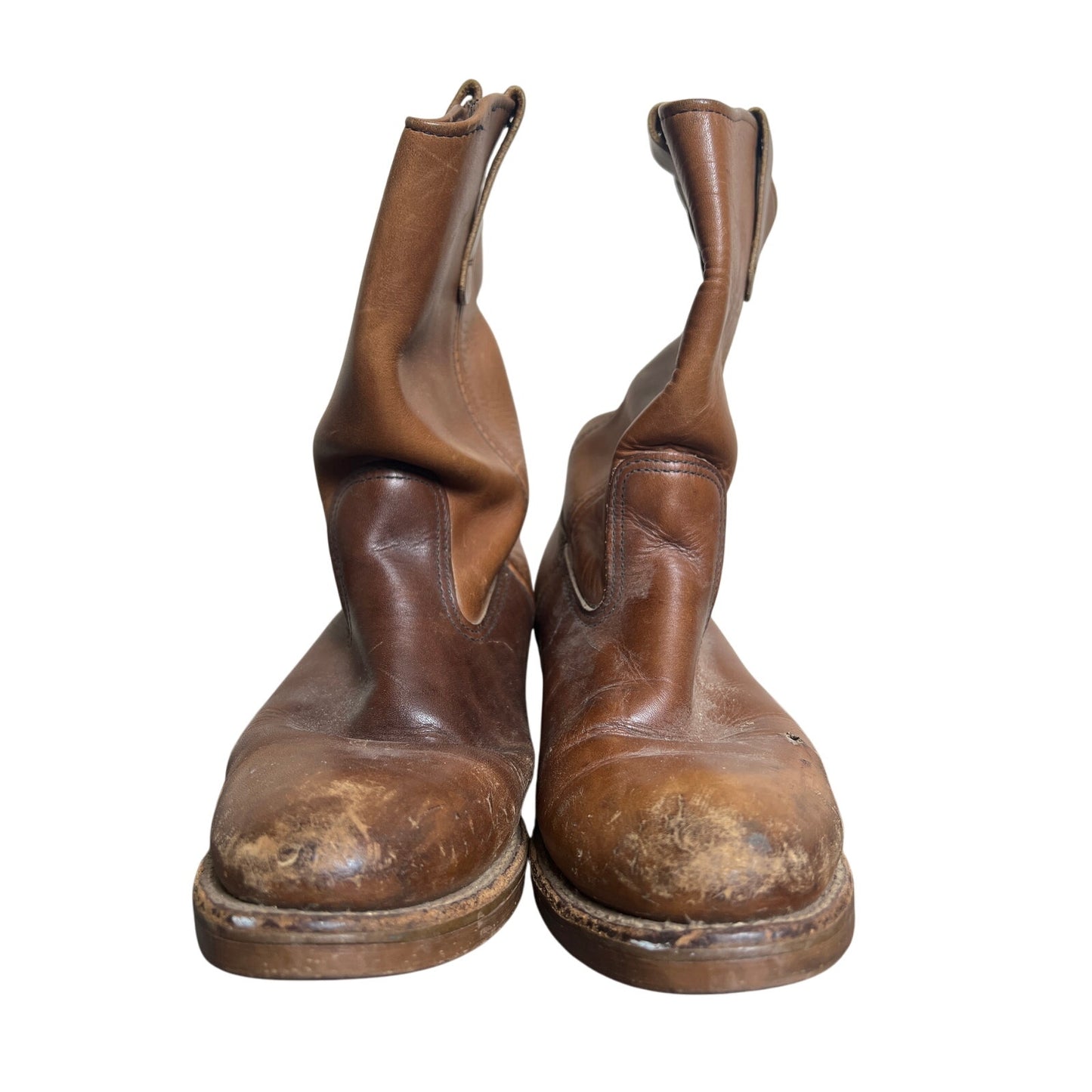 Redwing Made In USA Western Boots Brown Leather 8.5D