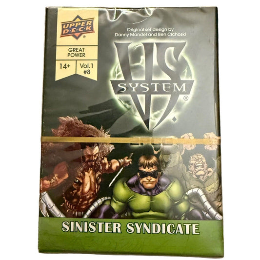 Sinister Syndicate Marvel VS System Upper Deck 2PCG Expansion New/Sealed