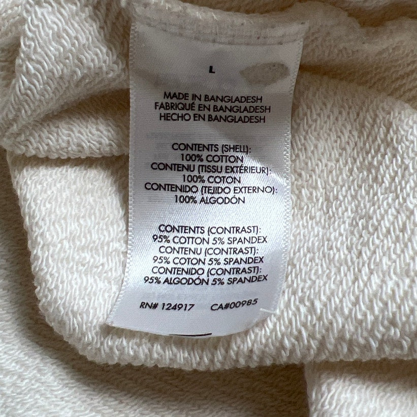 WeWoreWhat White Women Basic Hoodie Size Large