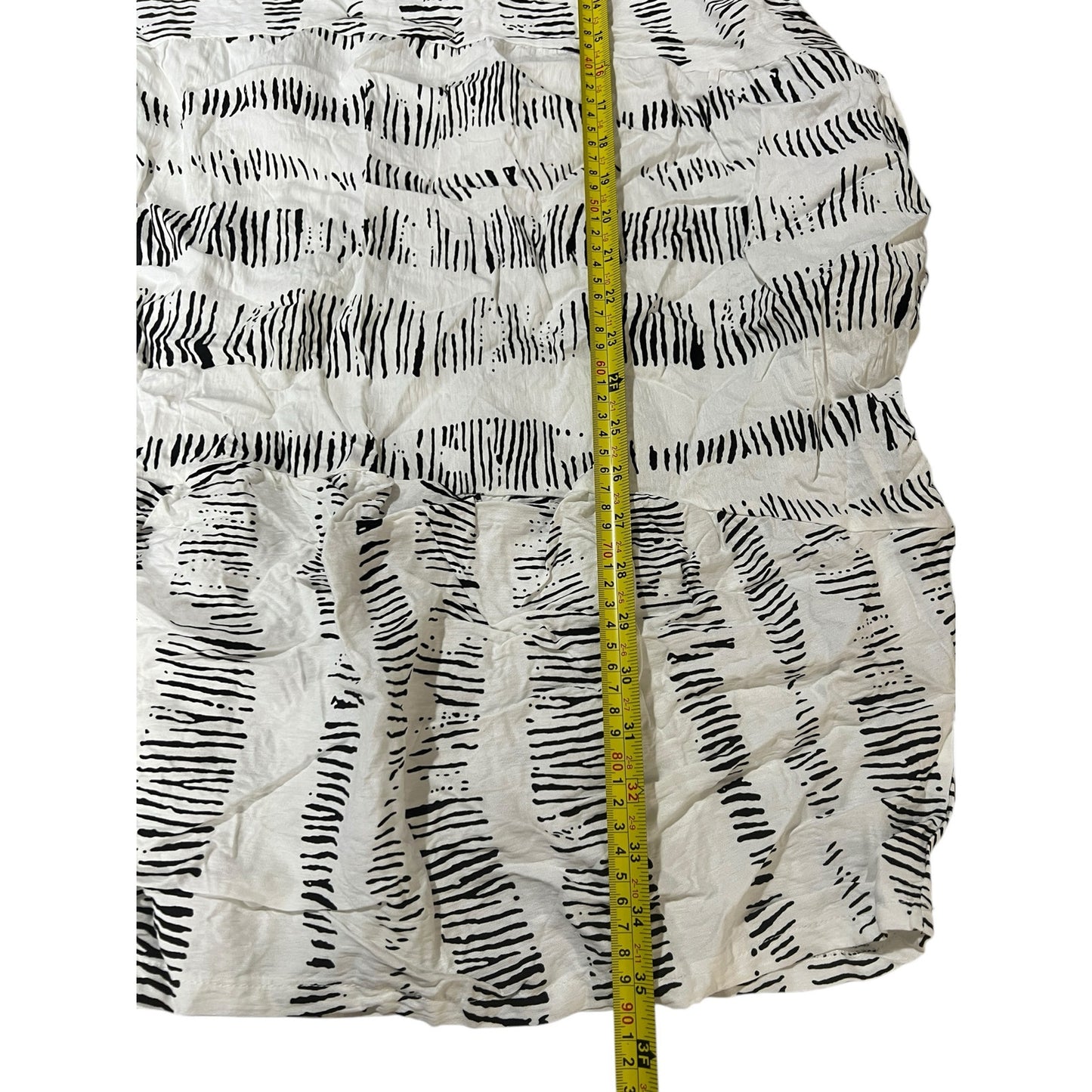 Papa Vancouver Kowalski's Gray & White Long Dress Medium NWT