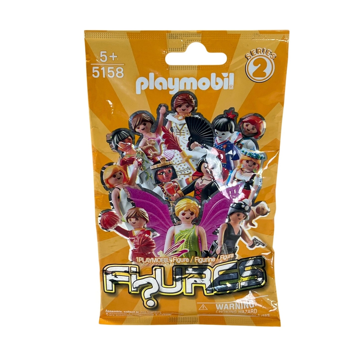 NIB Playmobil Series #2 Orange  Girl figures Blind Bag