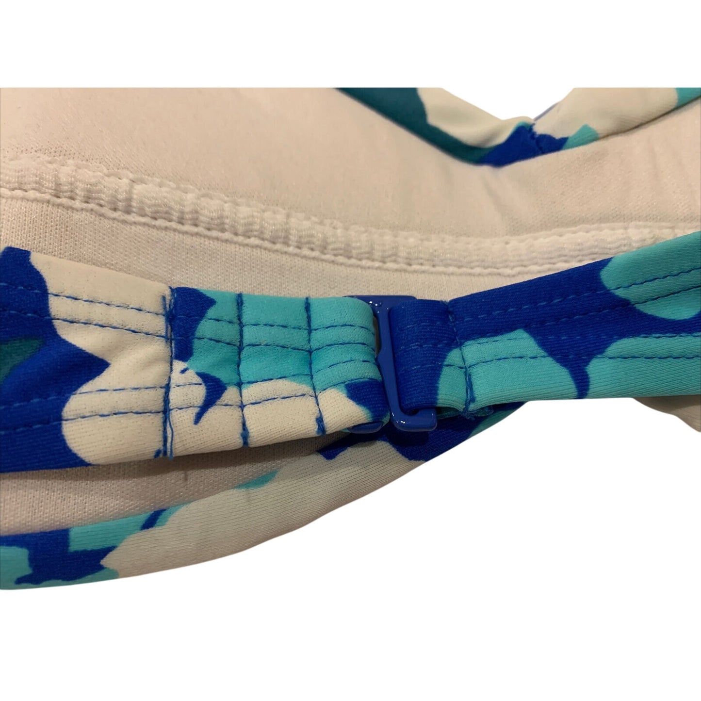 Gap Body Women's Size Small S Bikini Top Blue Floral - EUC