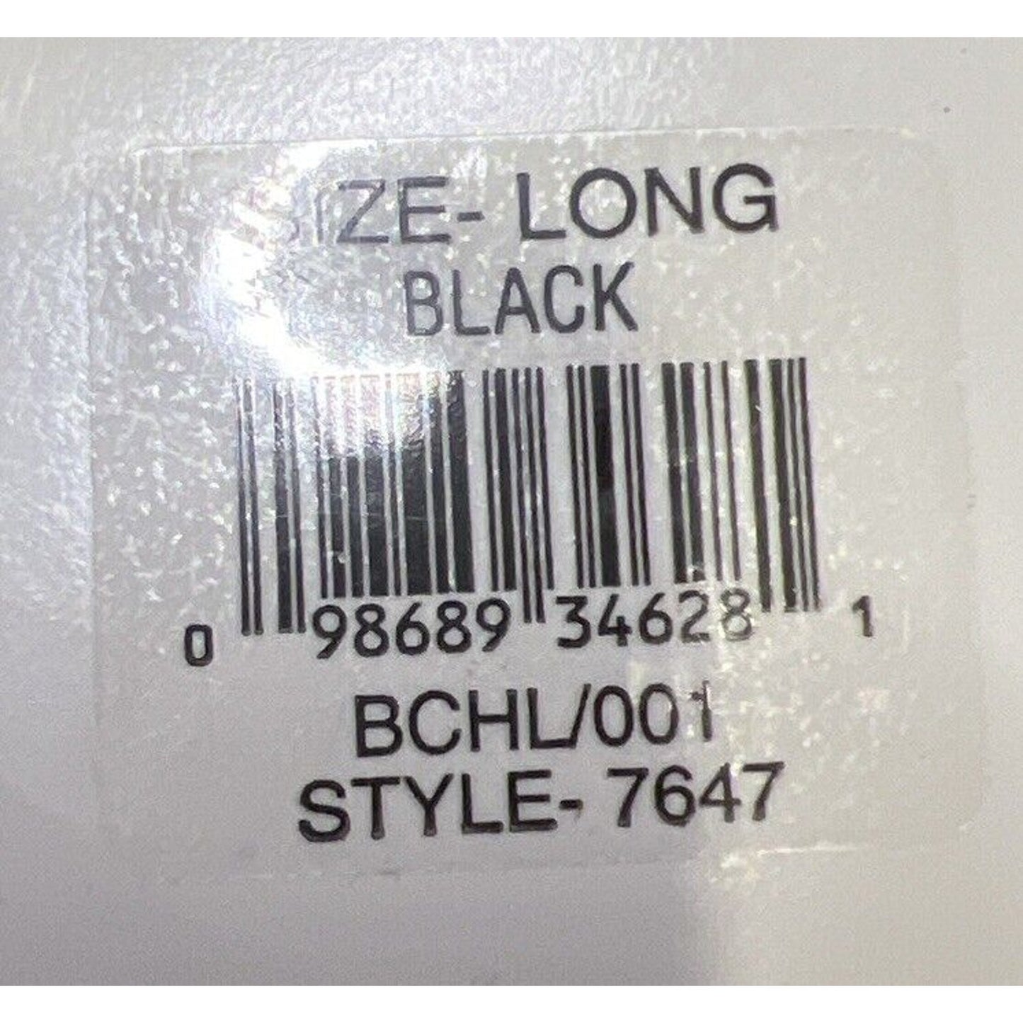 Liz Claiborne Sheer Pantyhose Size LONG Color Black Style 7647
