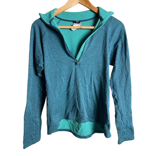 Patagonia Women's Top Medium Pullover Half Zip Base Layer (Broken Zipper)