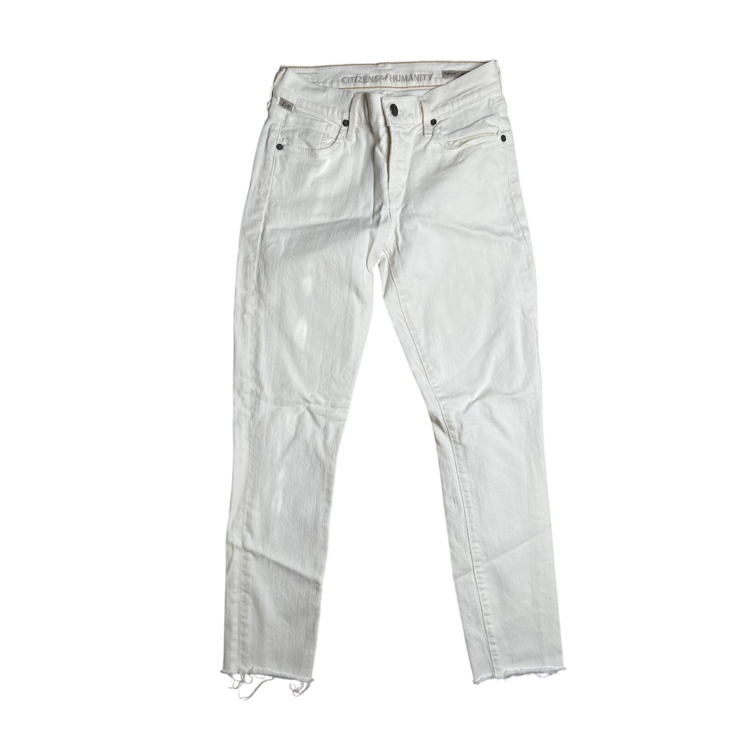 Citizens Of Humanity Los Angeles Women White Skinny Jeans Size 29