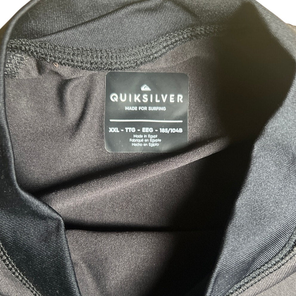 NWT Quiksilver Black UV Men Size 2XL Swim Top
