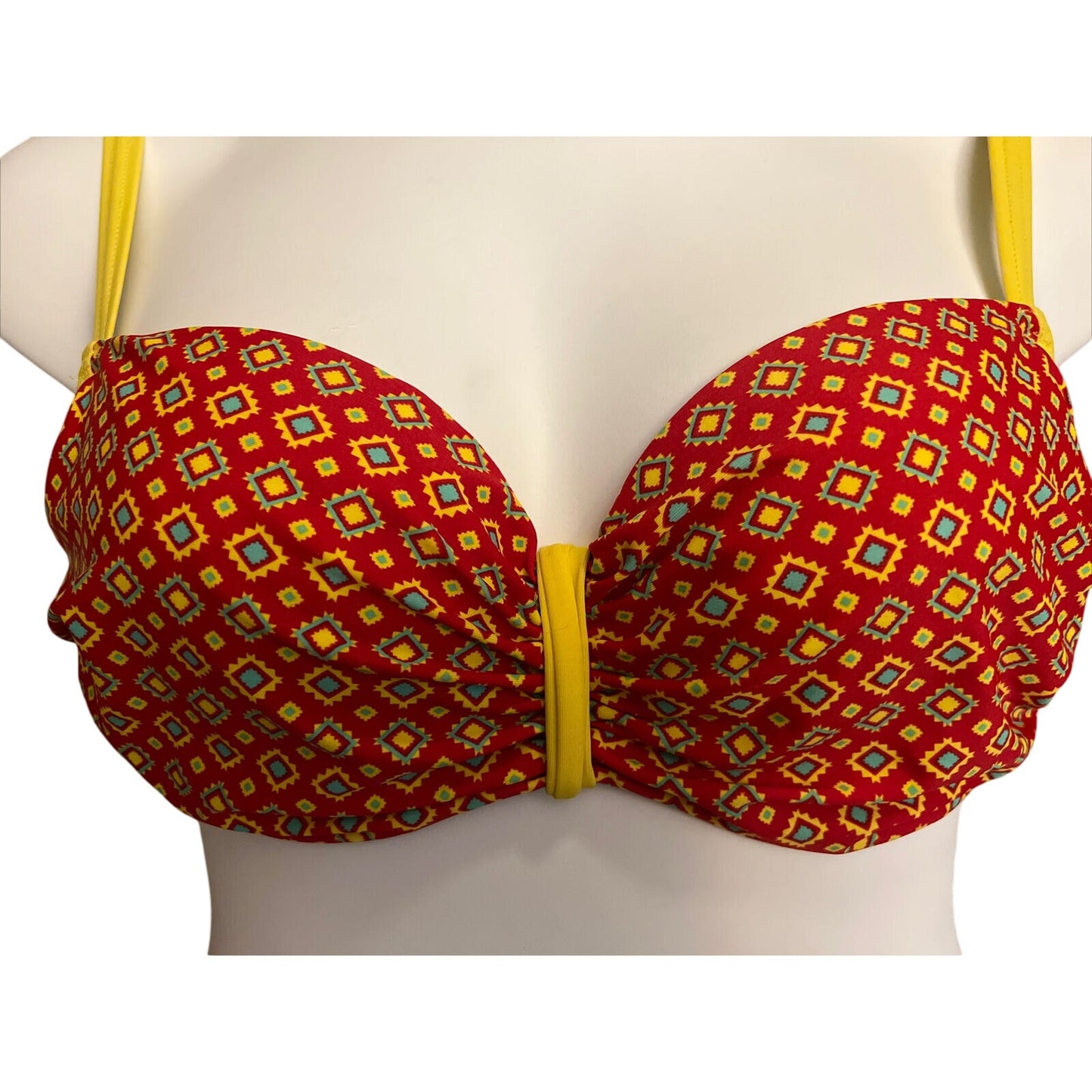 Curvy Kate Red Bikini Set 32DDD 32E and XS Bottom - EUC