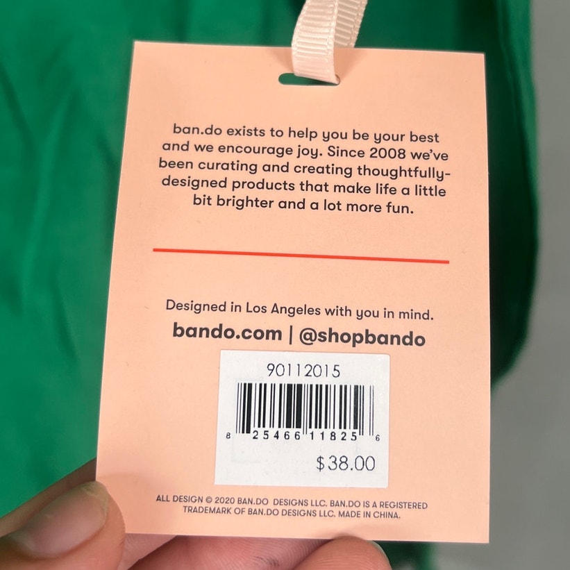 Ban.do NWT Calm Green Spellout Shirt XL Floral