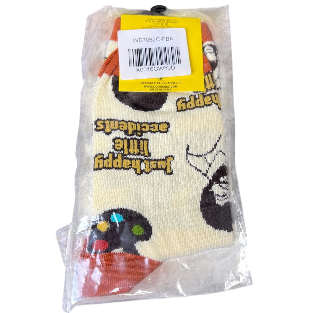 Ooh Geez! Socks NWT Bob Ross Women One Size Fits