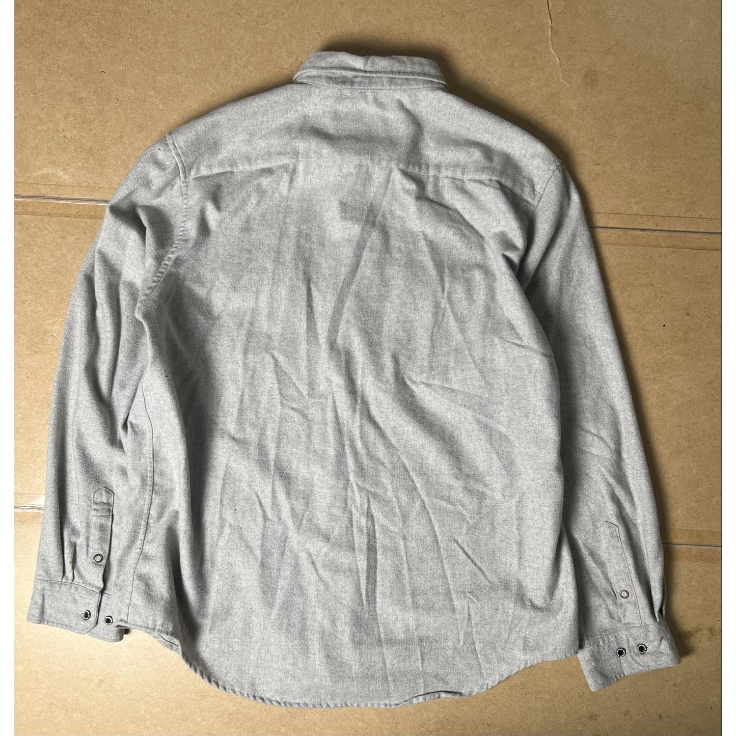 Ballast Point Shirt Mens XL Gray Flannel Long Sleeve Button-Up Pockets