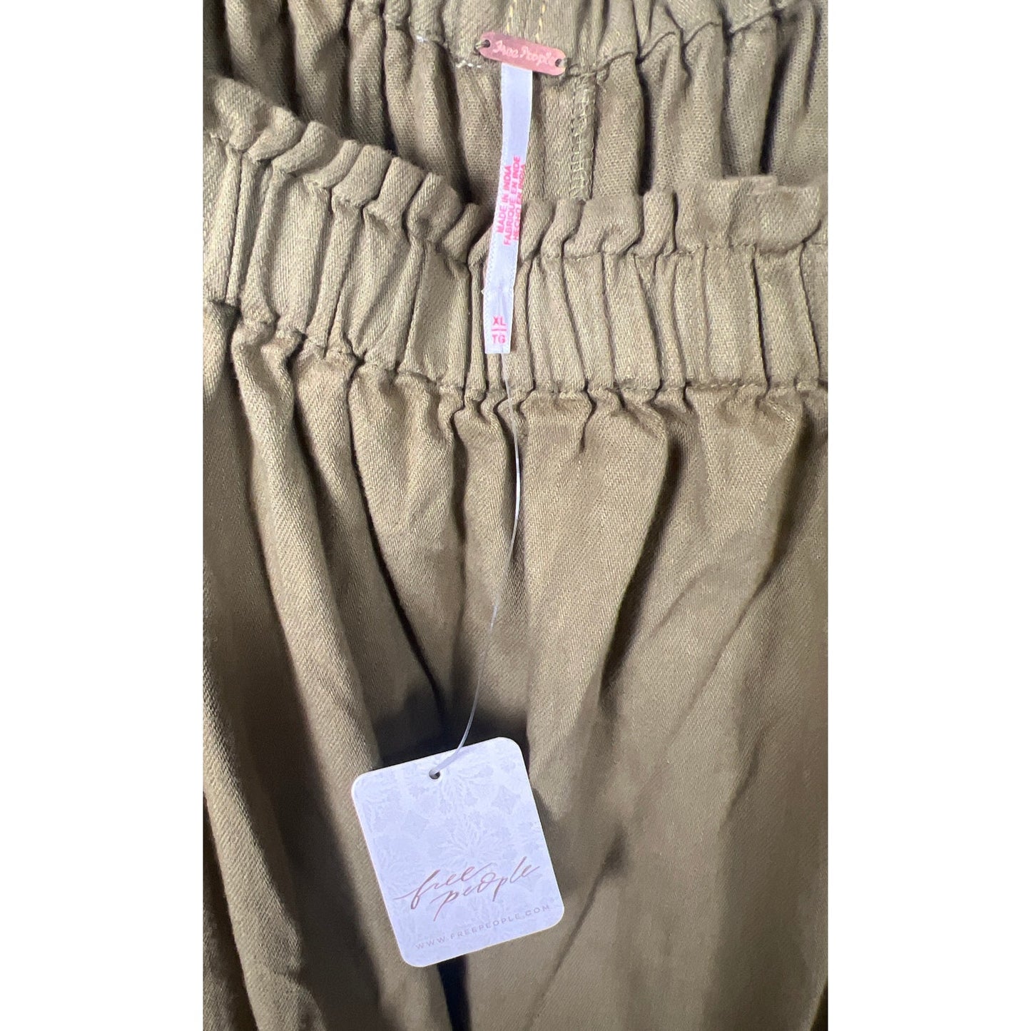 Free People Machu Barrel Midi Dress Overall Like NWT Moss XL
