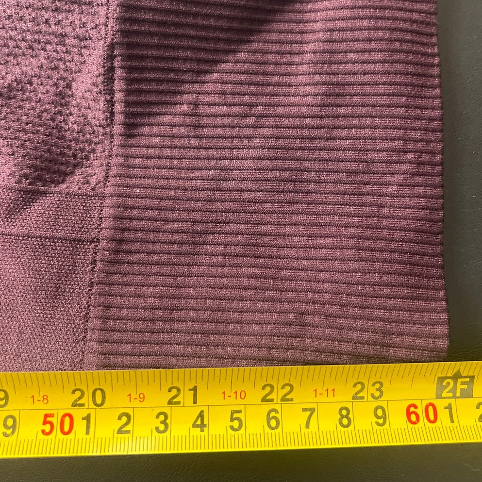 Lululemon Ebb To Street Pant Maroon Leggings *Dimensions In Picture*