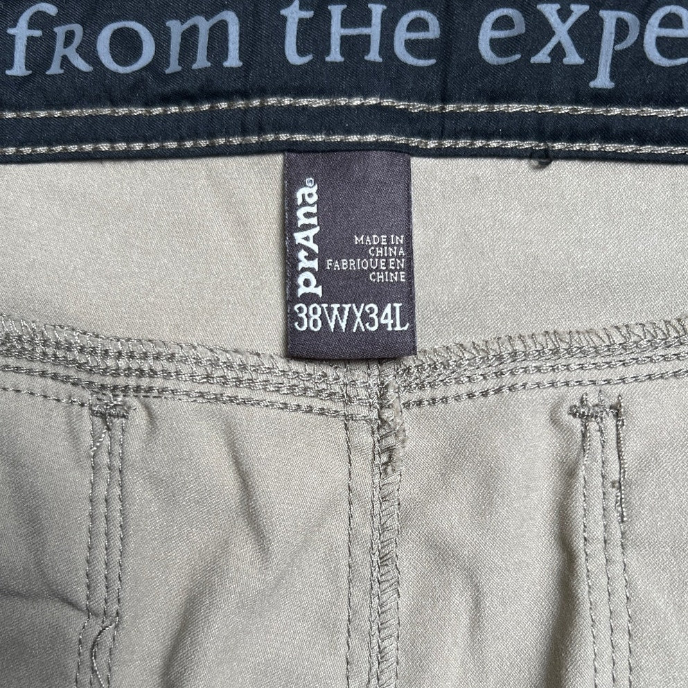 PrAna Men Tan Hiking Pants Size 38W/34L