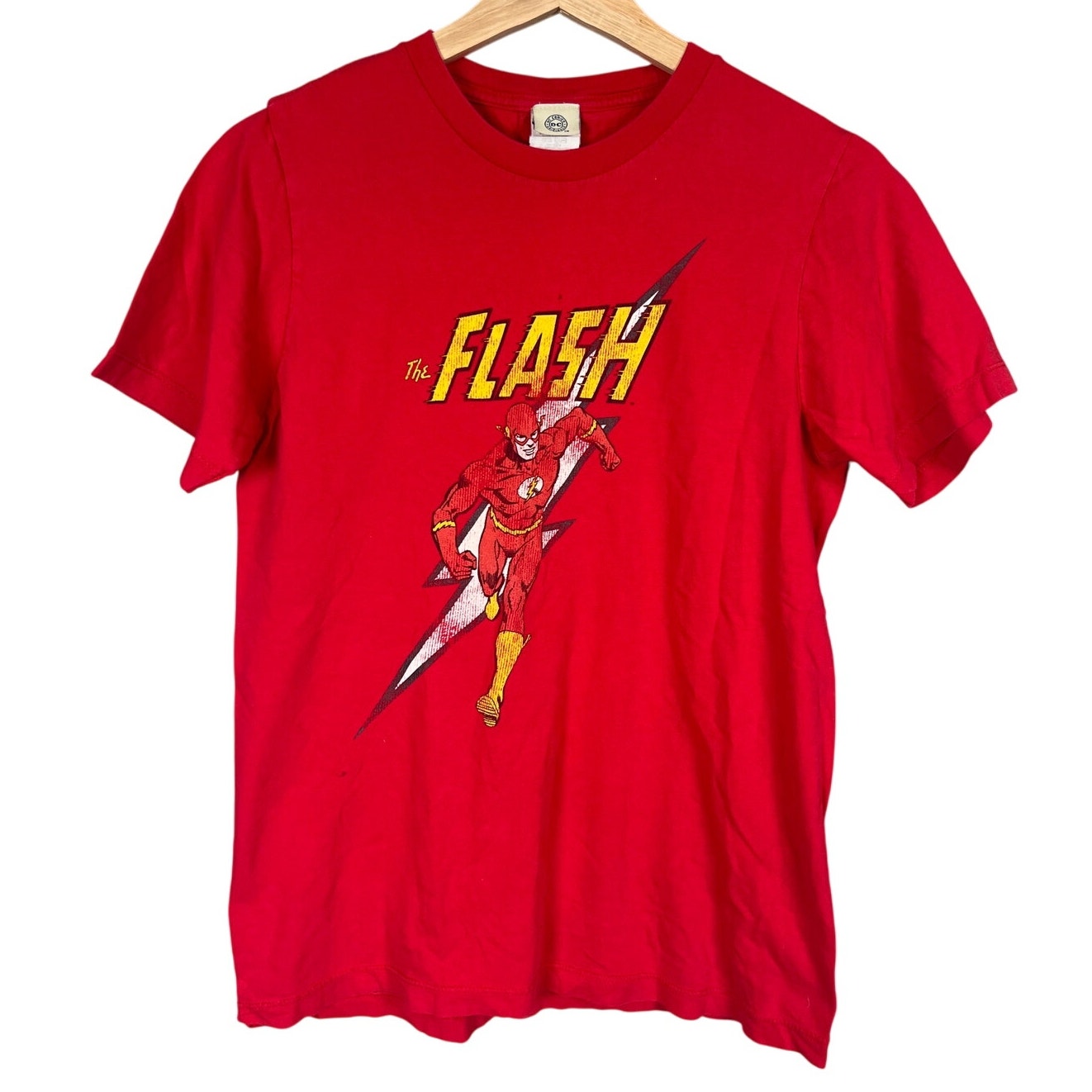 The Original Flash DC Comic Red T-shirt Size Small Superhero