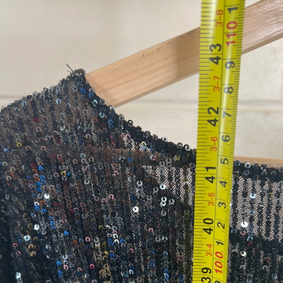 Free People Size Small Giselle Sequin Mini Dress Graphite