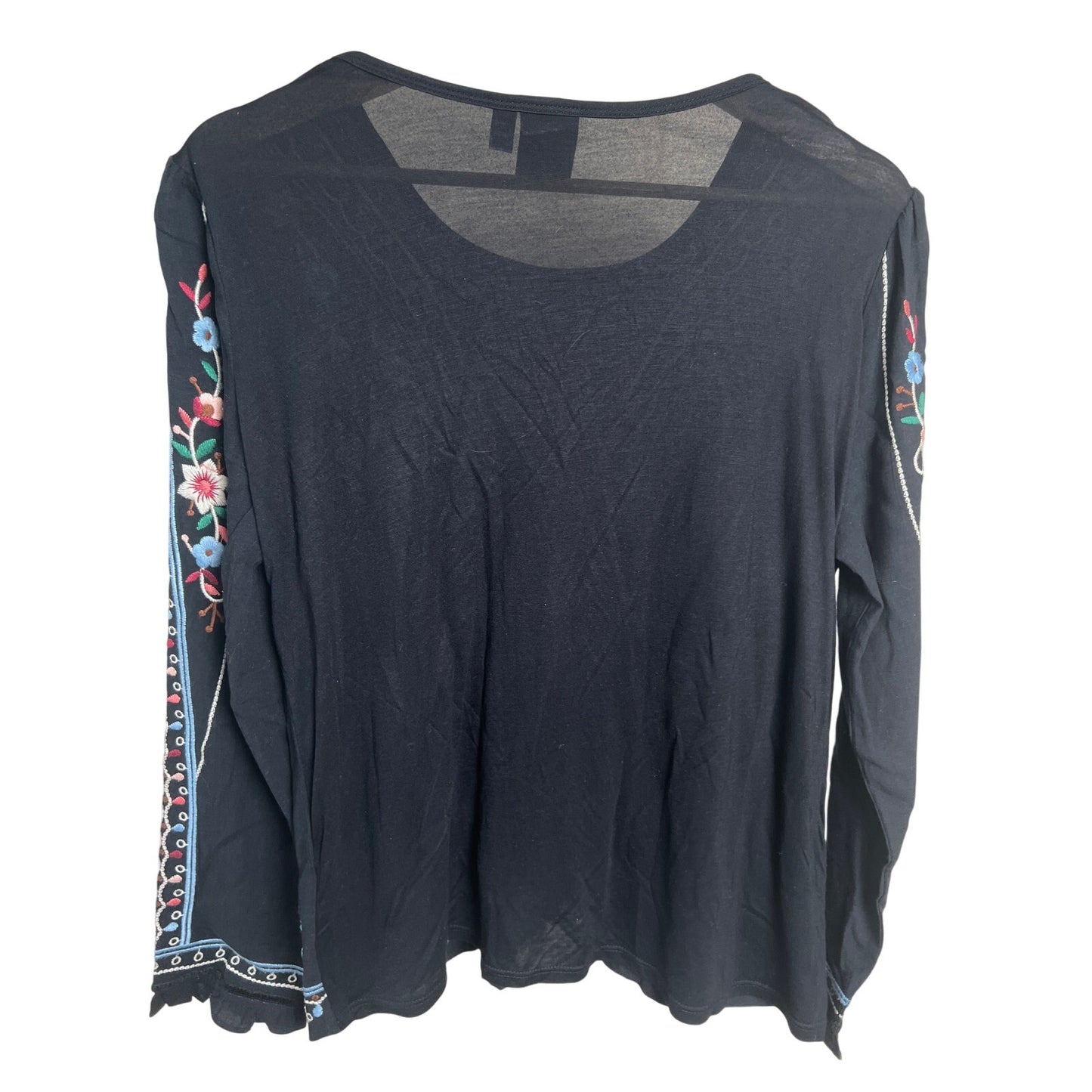 Anthropologie One Small September Wesley Embroidered Top Pullover Boho