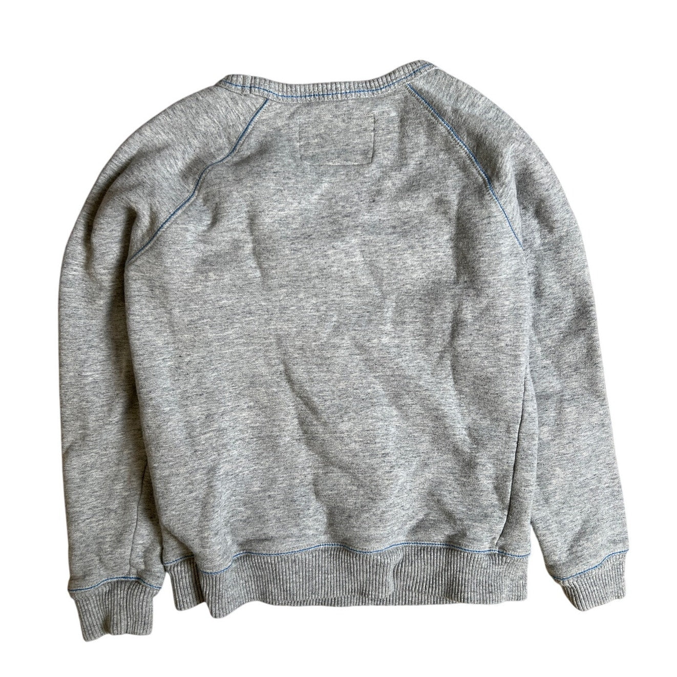 Mini Boden Gray Sweater Size 7-8Y "Awesome" Logo