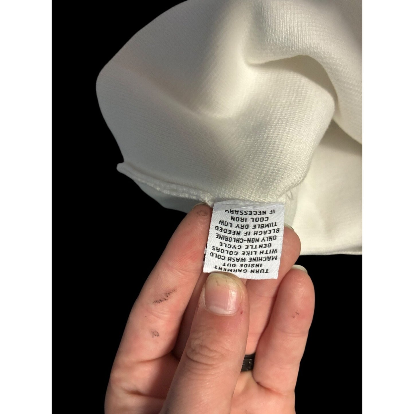 NWT EVEREVE Square Neck Racerback Tank Size Large White