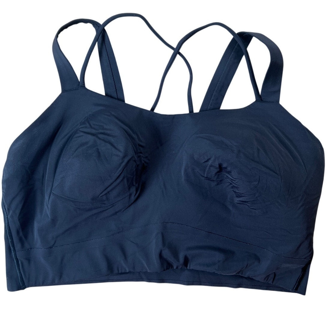 Lululemon Like a Cloud Longline Sports Bra XS Size 2 Black Wireless