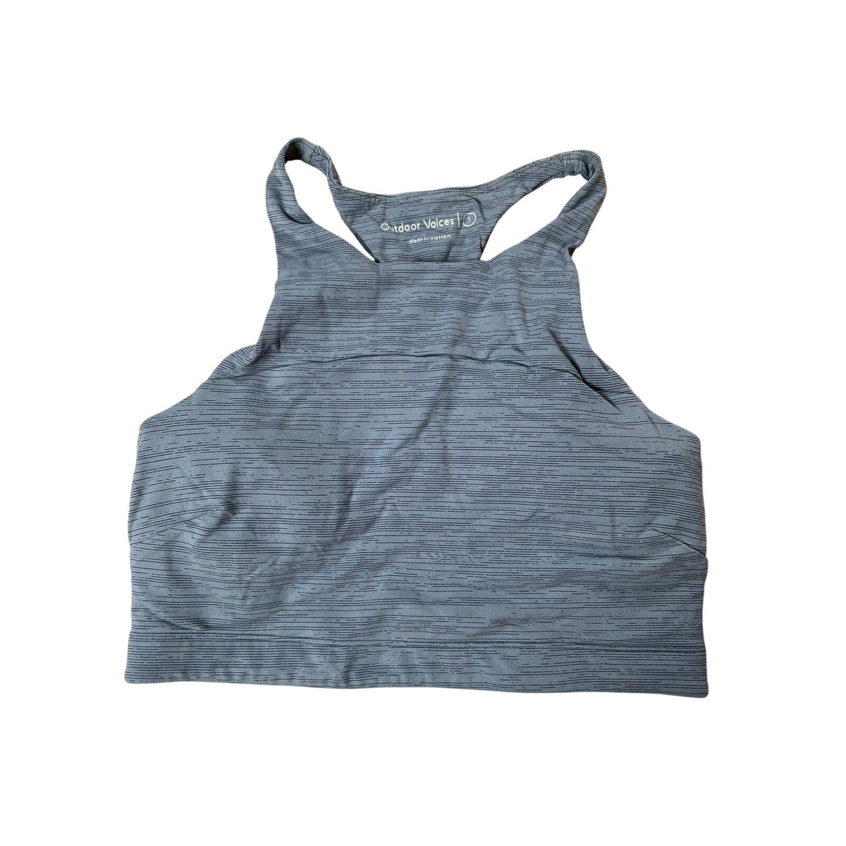Outdoor Voices Women's Small GraySports Bra Wireless Workout Gym Yoga