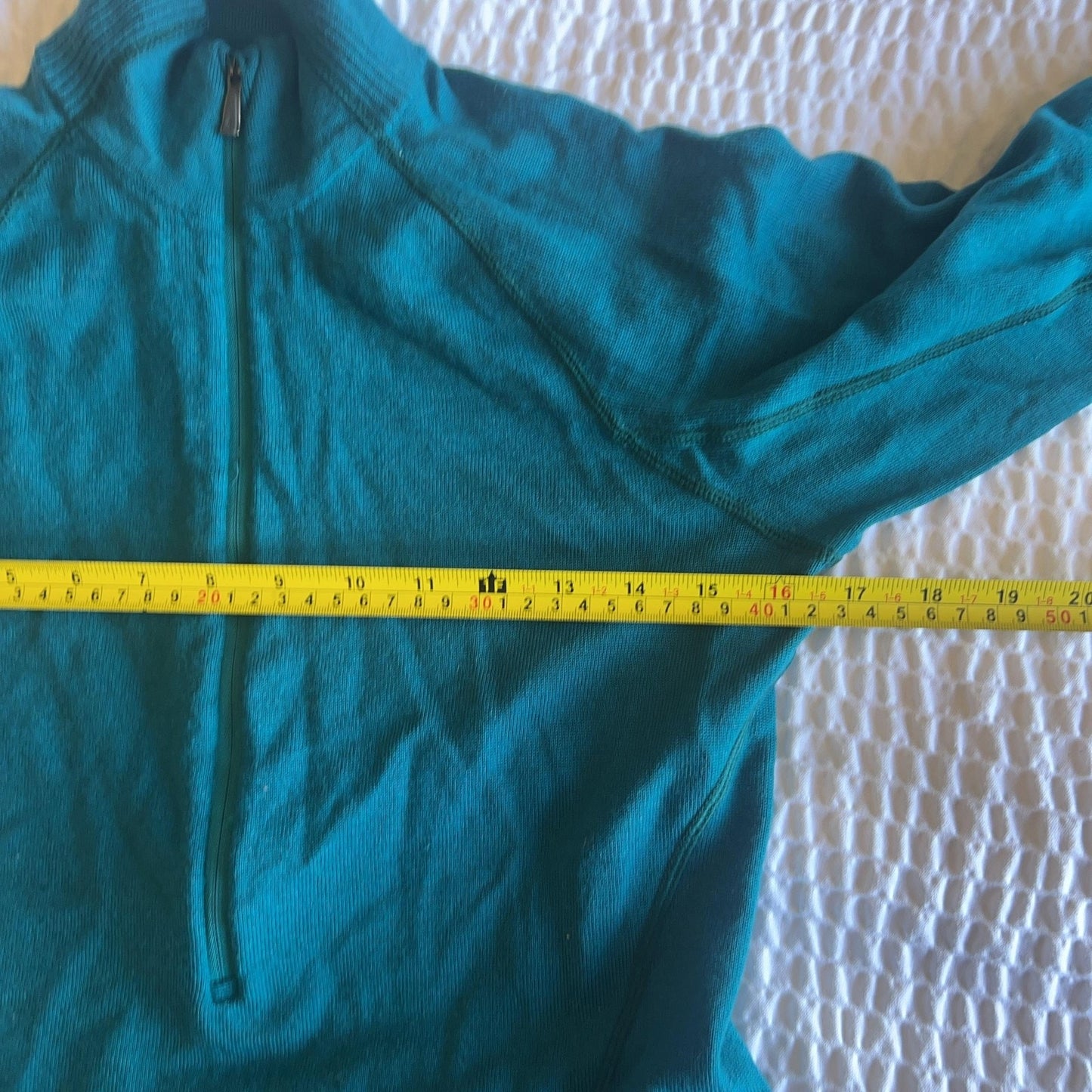 SmartWool Sweater Womens S Green Pullover Mock Neck 1/4 Zip Lightweight