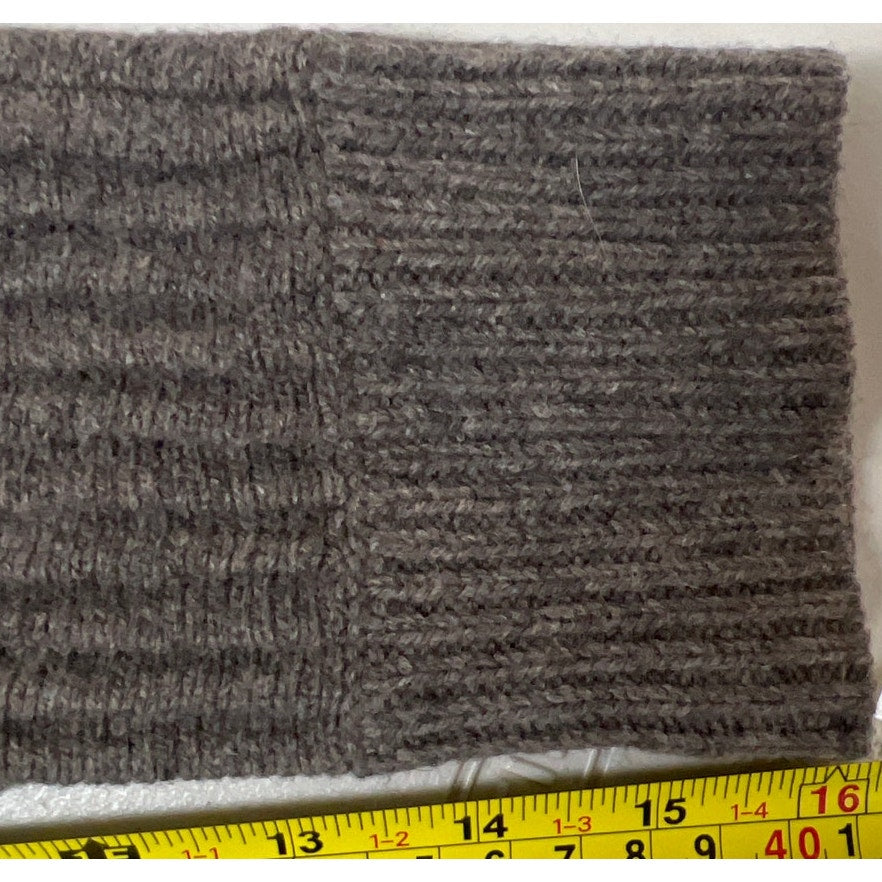 Madewell Knee-Length Gray Cardigan Heavy Warm Knit XS