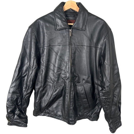 Wilson Leather Pelle Studio Men Size Small Black Jacket
