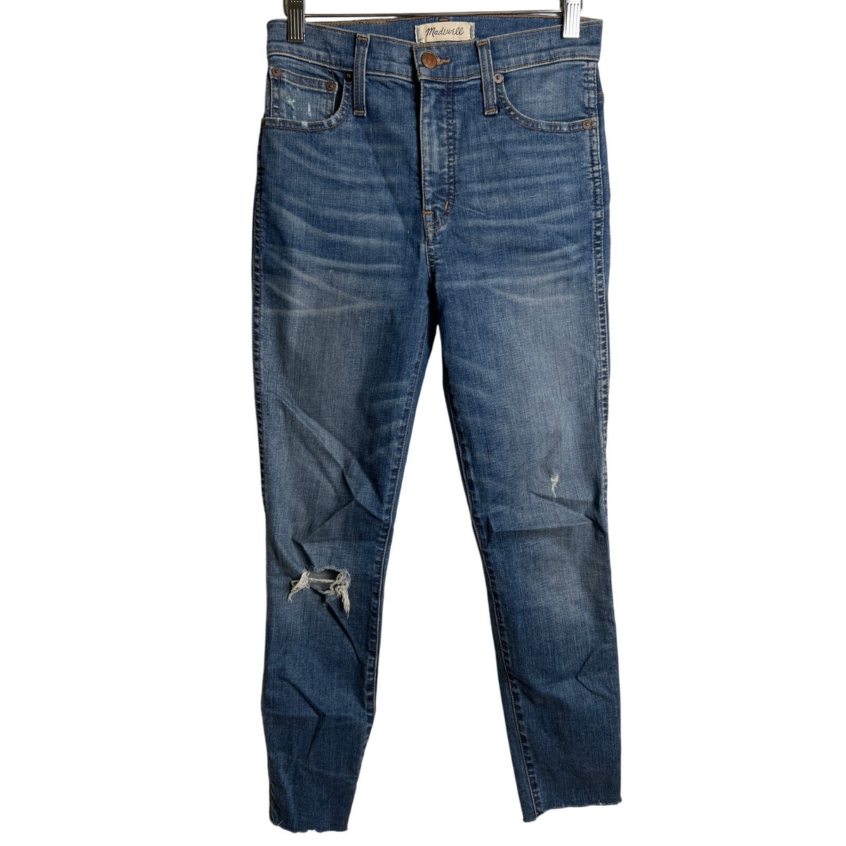 Madewell 10" High Rise Skinny Distressed Women Size 25 Jean