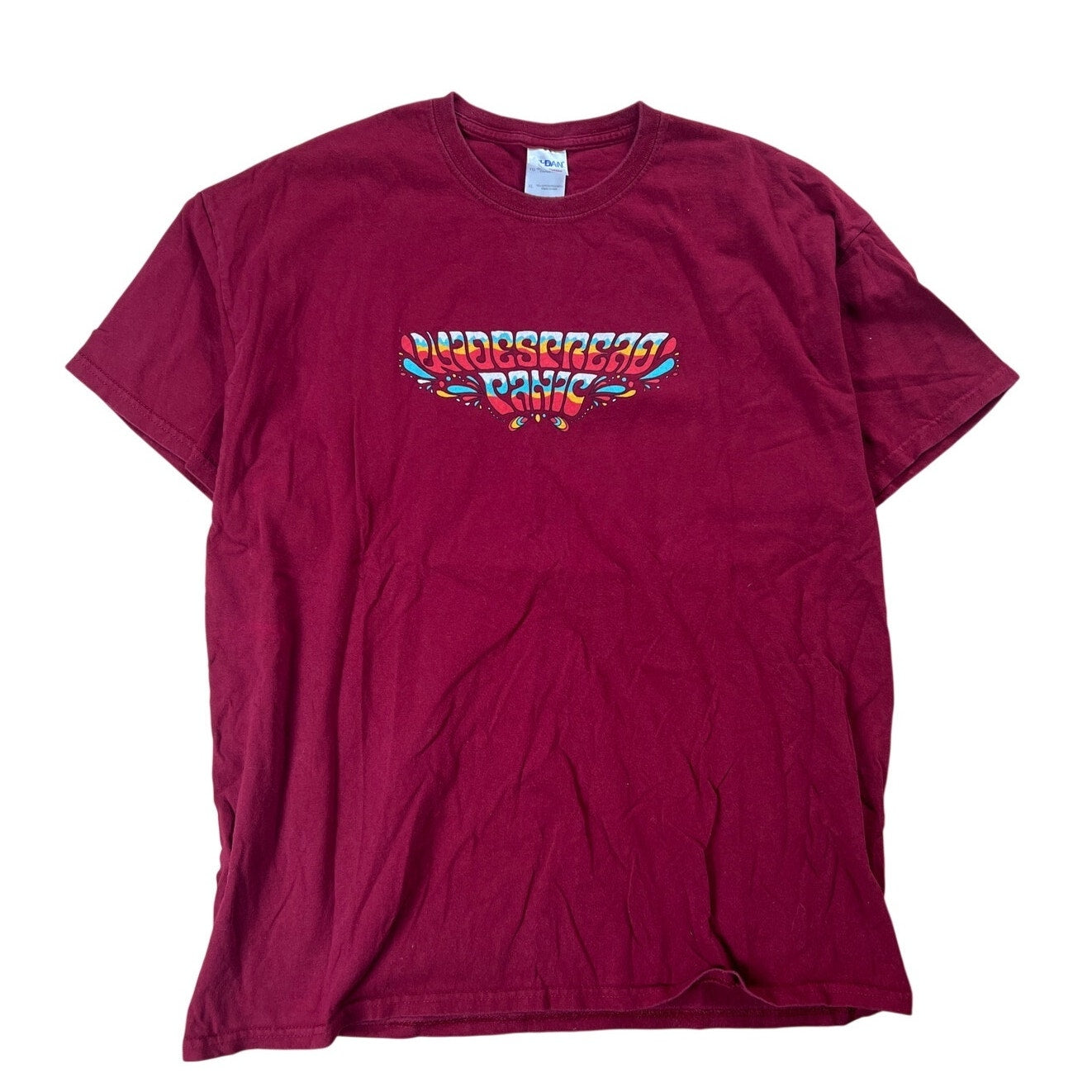Wide Spread Panic 2014 Maroon Men T-Shirt Size XL