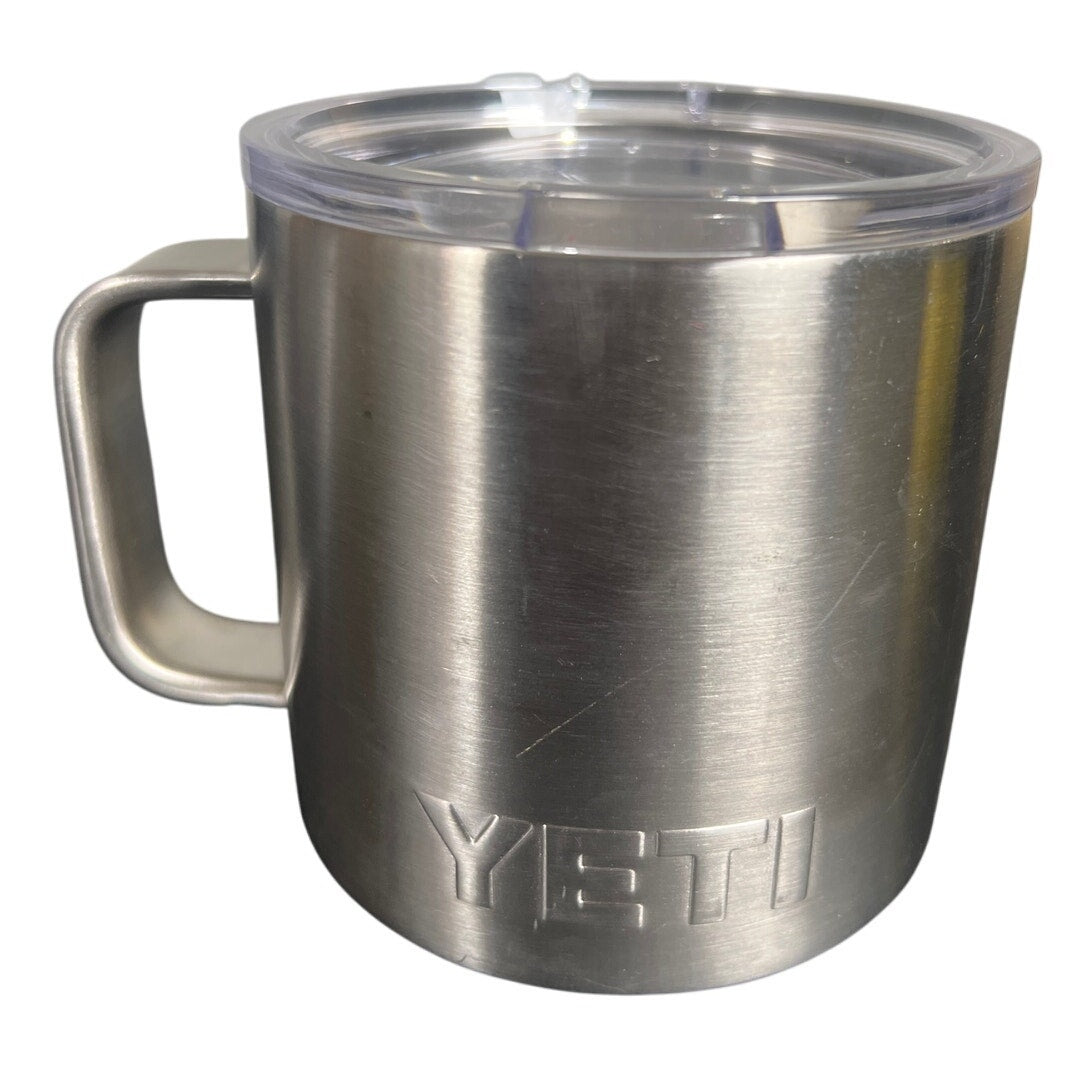 Yeti Smartwool Coffee Mug Rambler Silver W/ Lid