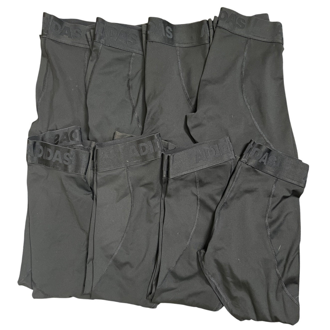 Adidas 8 Pair Black Compressions Size Small Alphaskin Capri Women's