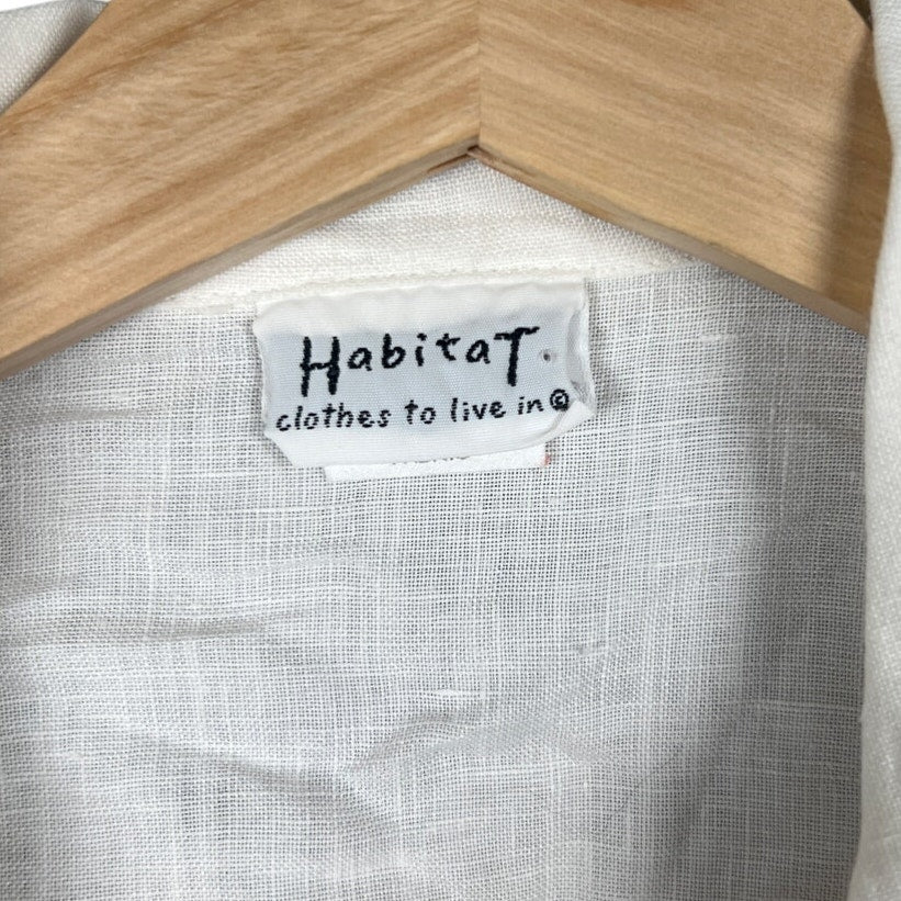 Habitat Clothes To live in Small Linen Long Sleeve Women's Top