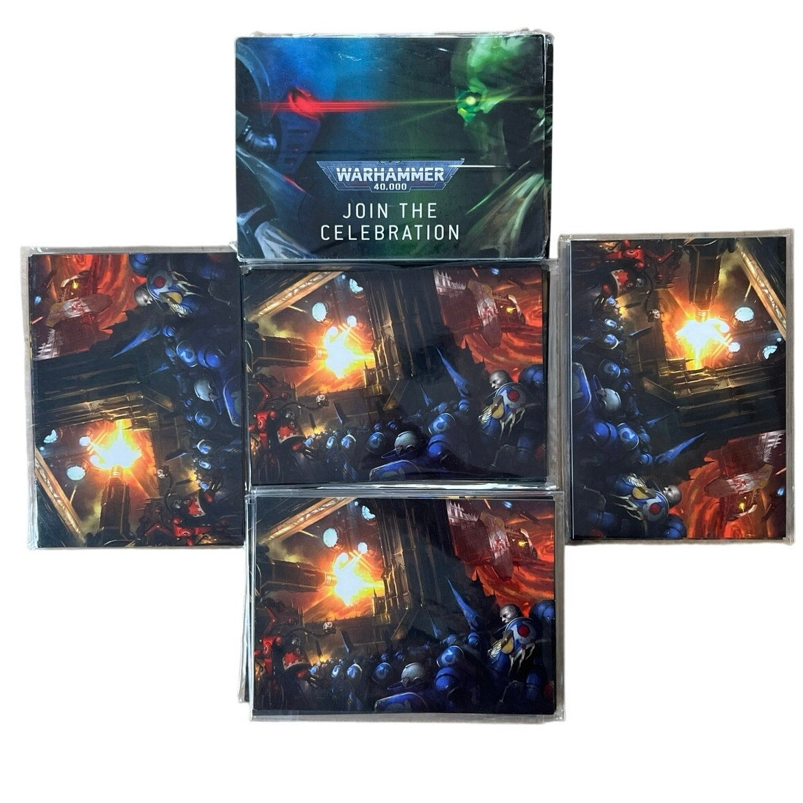 Warhammer 40,000 Card Deck Lot Of 18 Join The Celebration Sealed Black Backs