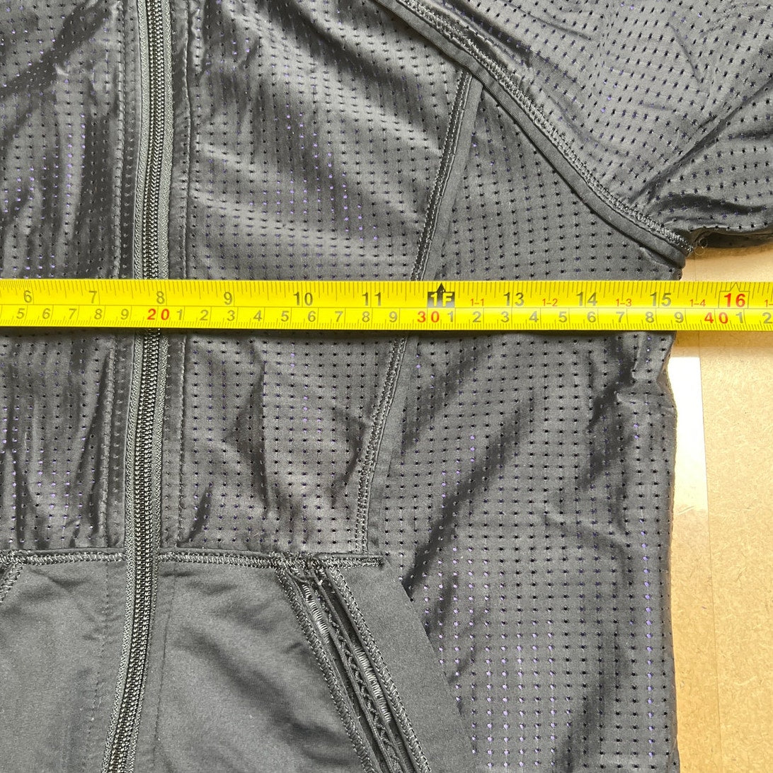 Ivivva Athletic Jacket Size 10 Black and Purple Zip-Up Sweater