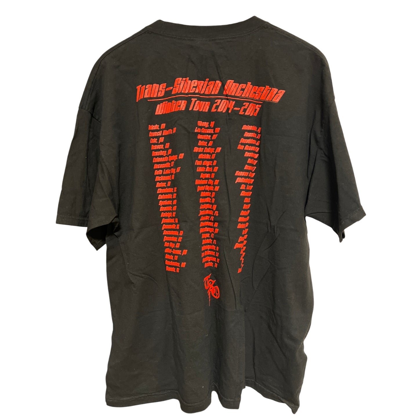 Trans-Siberian Orchestra 14-15 Tour Band Shirt 2XL