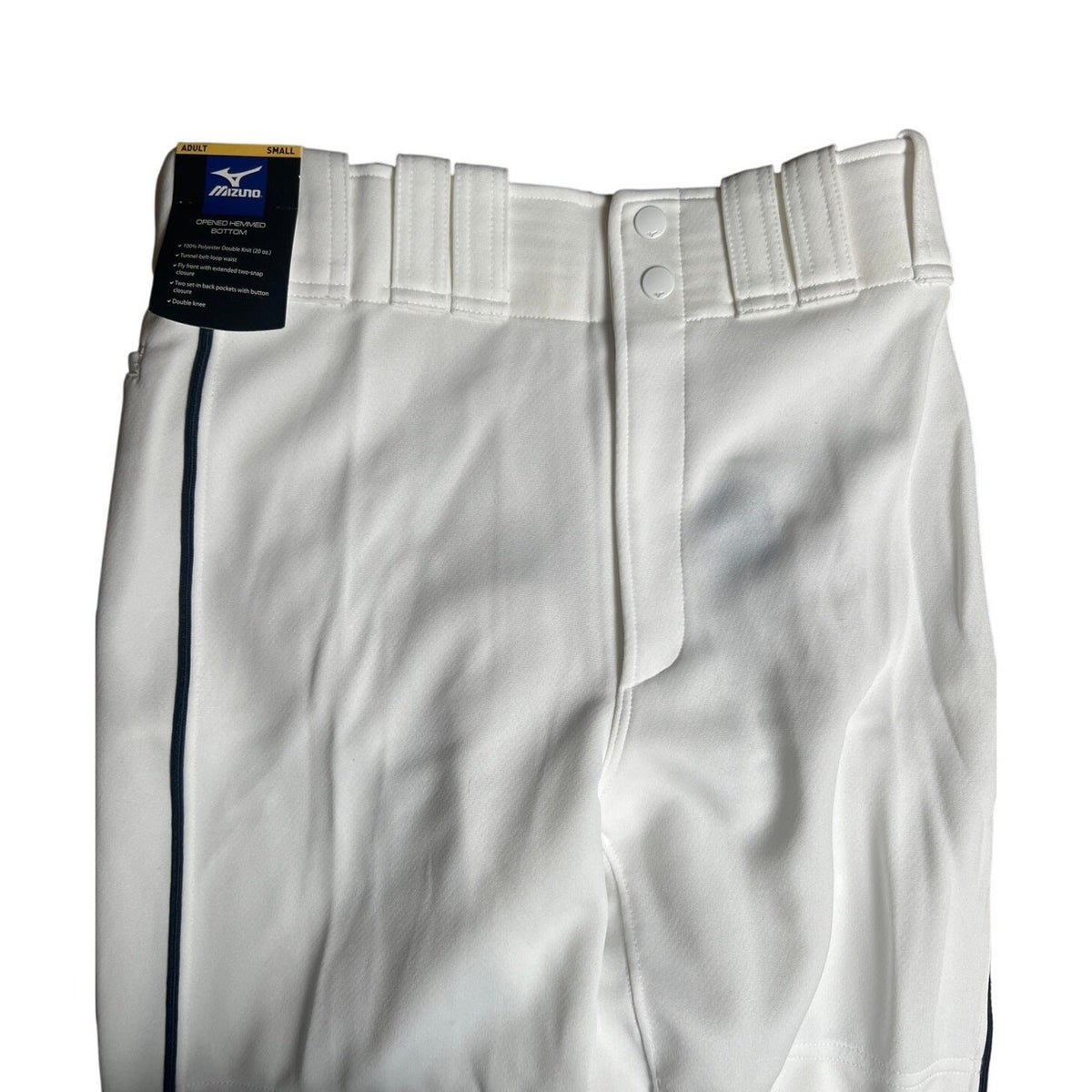 NWT Mizuno Adult BB White Pants S Baseball and Softball Bottoms