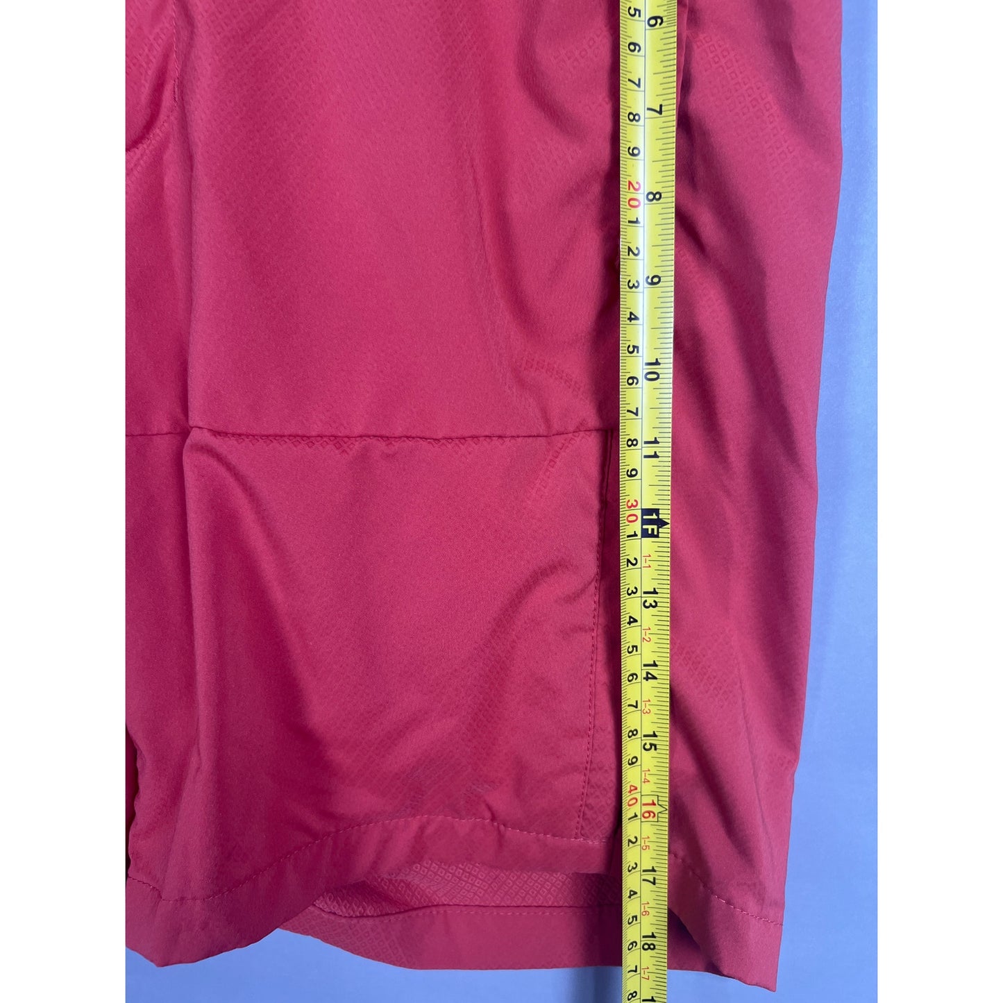 All In Motion Polyester Orange Shorts 36 Protection Soft Elastic Travel