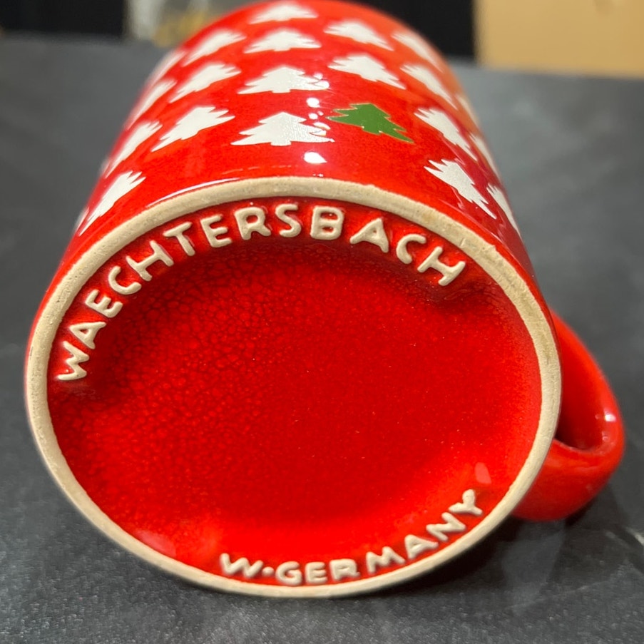 Midcentury Waechtersbach Christmas Tree Mug