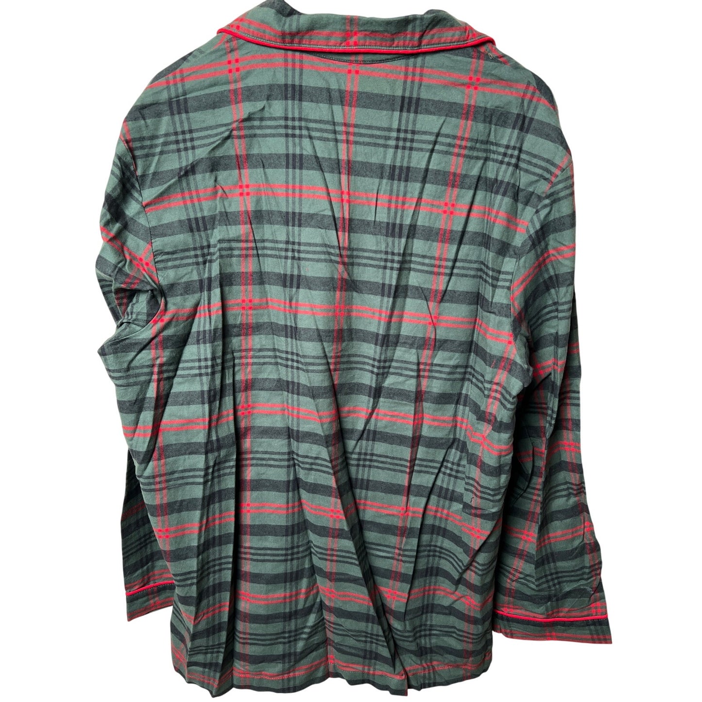 Magnolia Hearth & Hand Green Plaid Pajama Set Women's Large Tall