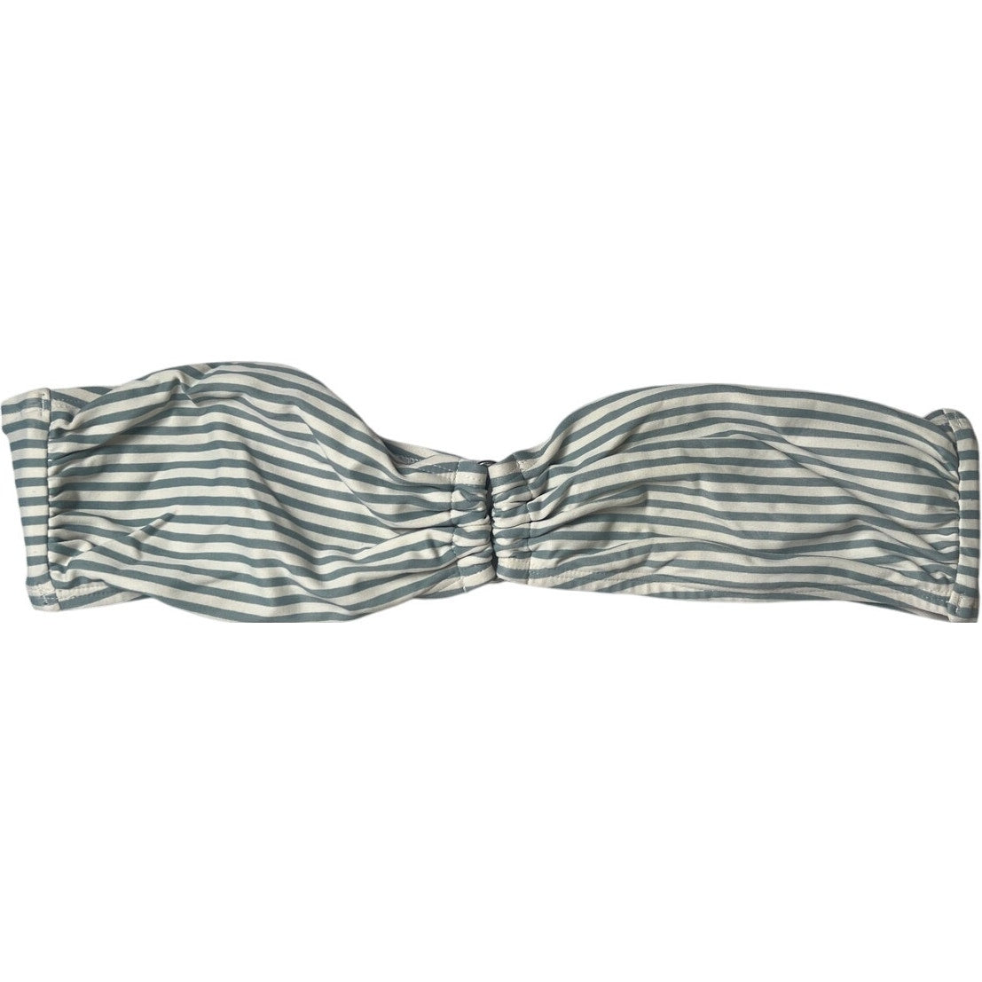 gapbody Size Medium Striped Bikini Swim Top Blue