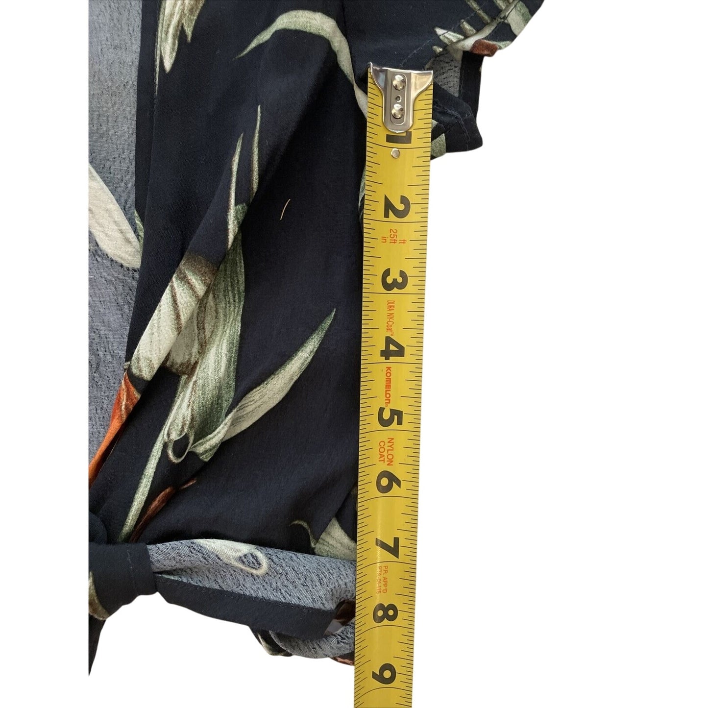 Dress Forum Floral Black Tie Top Size Small S - NWT