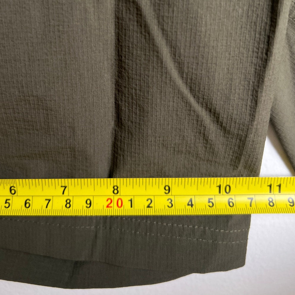 MIER Shorts Women's Size 12 Gray Nylon Stretch Cargo Lightweight Hiking Outdoor