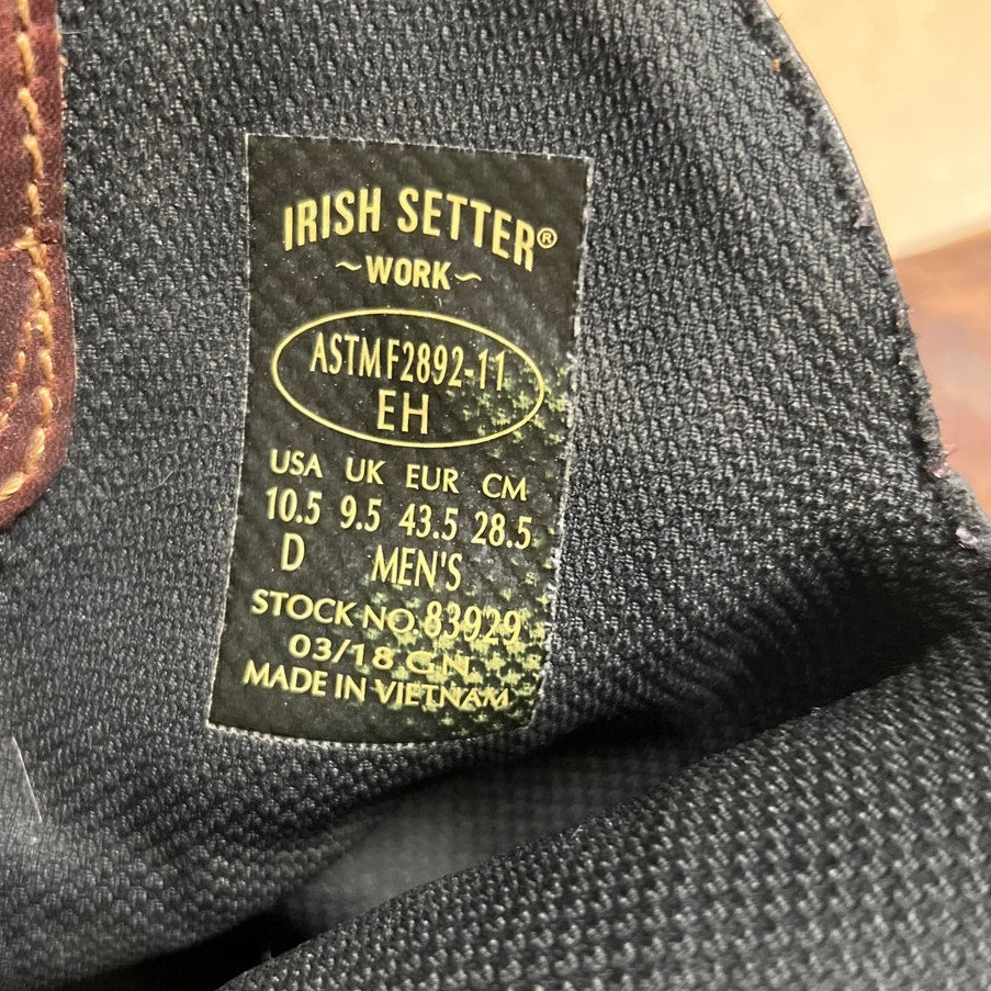 Irish Setter Marshall Men's 10.5 Brown Pull-Over Boot